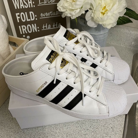 Adidas superstar slip on shoes - Picture 1 of 1